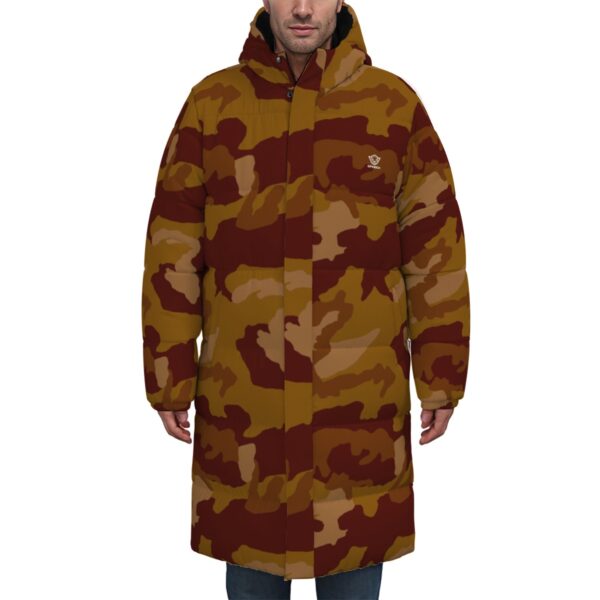 All-Over Print Unisex Long Down Jacket