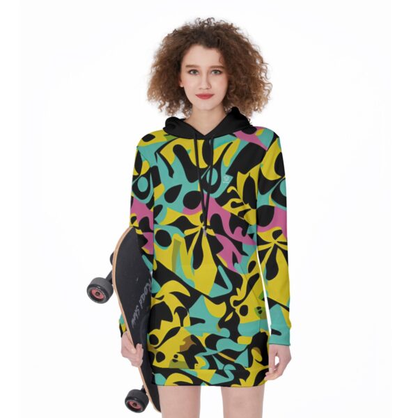 All-Over Print Women's Long Hoodie