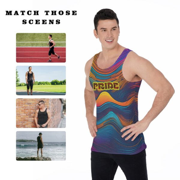 All-Over Print Men's Tank Top - Imagen 5