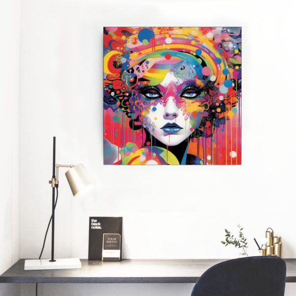 Framed Single Piece Mural | Square - Imagen 2