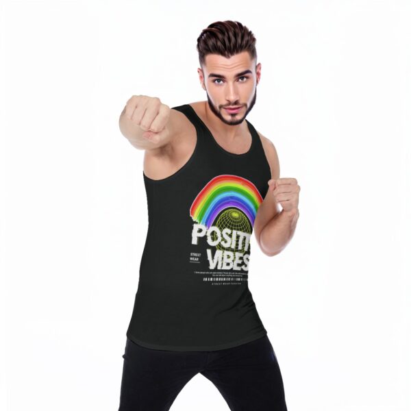 All-Over Print Men's Sports Vest - Imagen 2