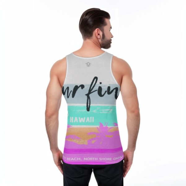 All-Over Print Men's Sports Vest - Imagen 4