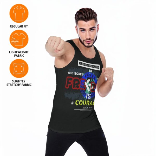 All-Over Print Men's Sports Vest - Imagen 6