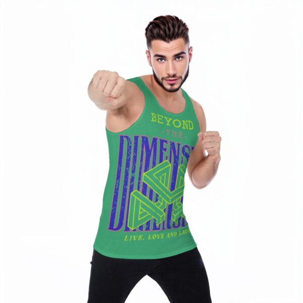 All-Over Print Men's Sports Vest - Imagen 2