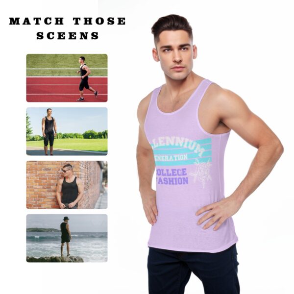 All-Over Print Men's Sports Vest - Imagen 5