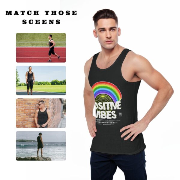 All-Over Print Men's Sports Vest - Imagen 5
