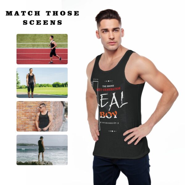 All-Over Print Men's Sports Vest - Imagen 5