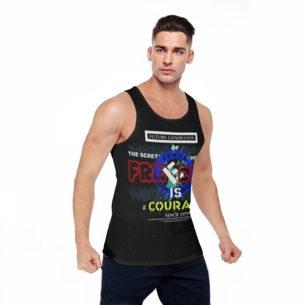 All-Over Print Men's Sports Vest - Imagen 3