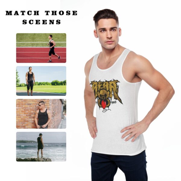 All-Over Print Men's Sports Vest - Imagen 5