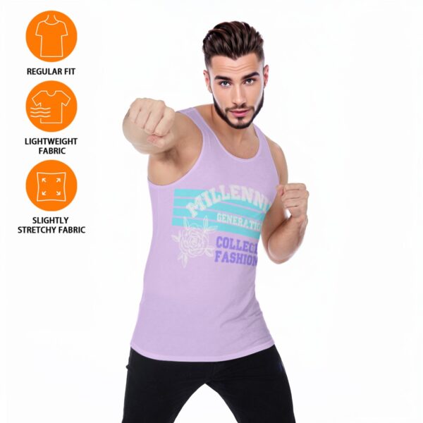 All-Over Print Men's Sports Vest - Imagen 6