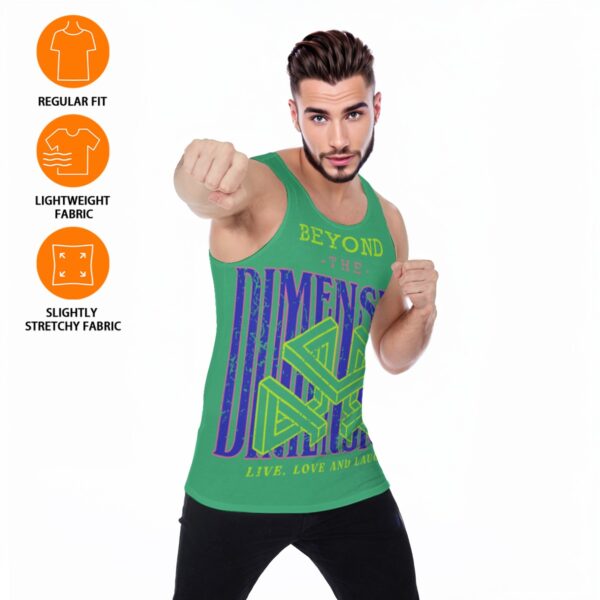 All-Over Print Men's Sports Vest - Imagen 6