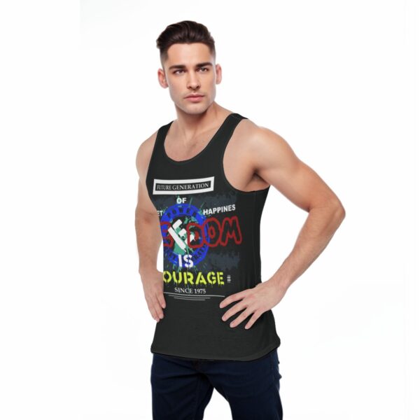 All-Over Print Men's Sports Vest - Imagen 2