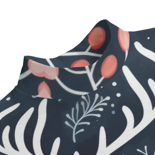 All-Over Print Unisex Mid-high Collar Drop Shoulder Sweatshirt - Imagen 4