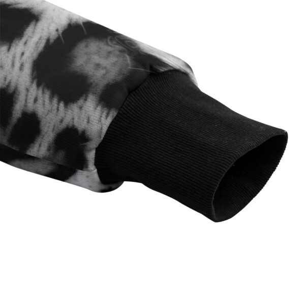 All-Over Print Unisex Knitted Fleece Lapel Outwear - Imagen 4