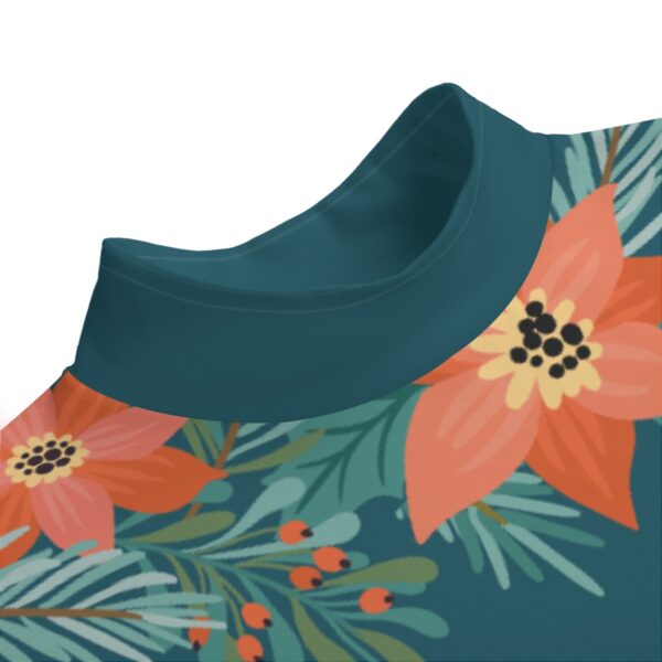 All-Over Print Unisex Mid-high Collar Drop Shoulder Sweatshirt - Imagen 4
