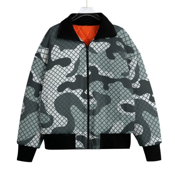 All-Over Print Unisex Knitted Fleece Lapel Outwear
