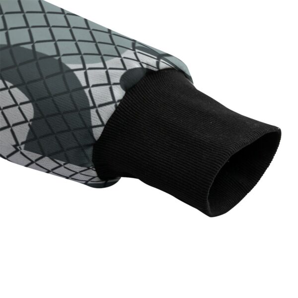 All-Over Print Unisex Knitted Fleece Lapel Outwear - Imagen 4