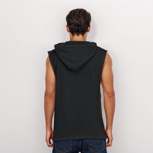 All-Over Print Men’s Sleeveless Pullover Hoodie - Imagen 4