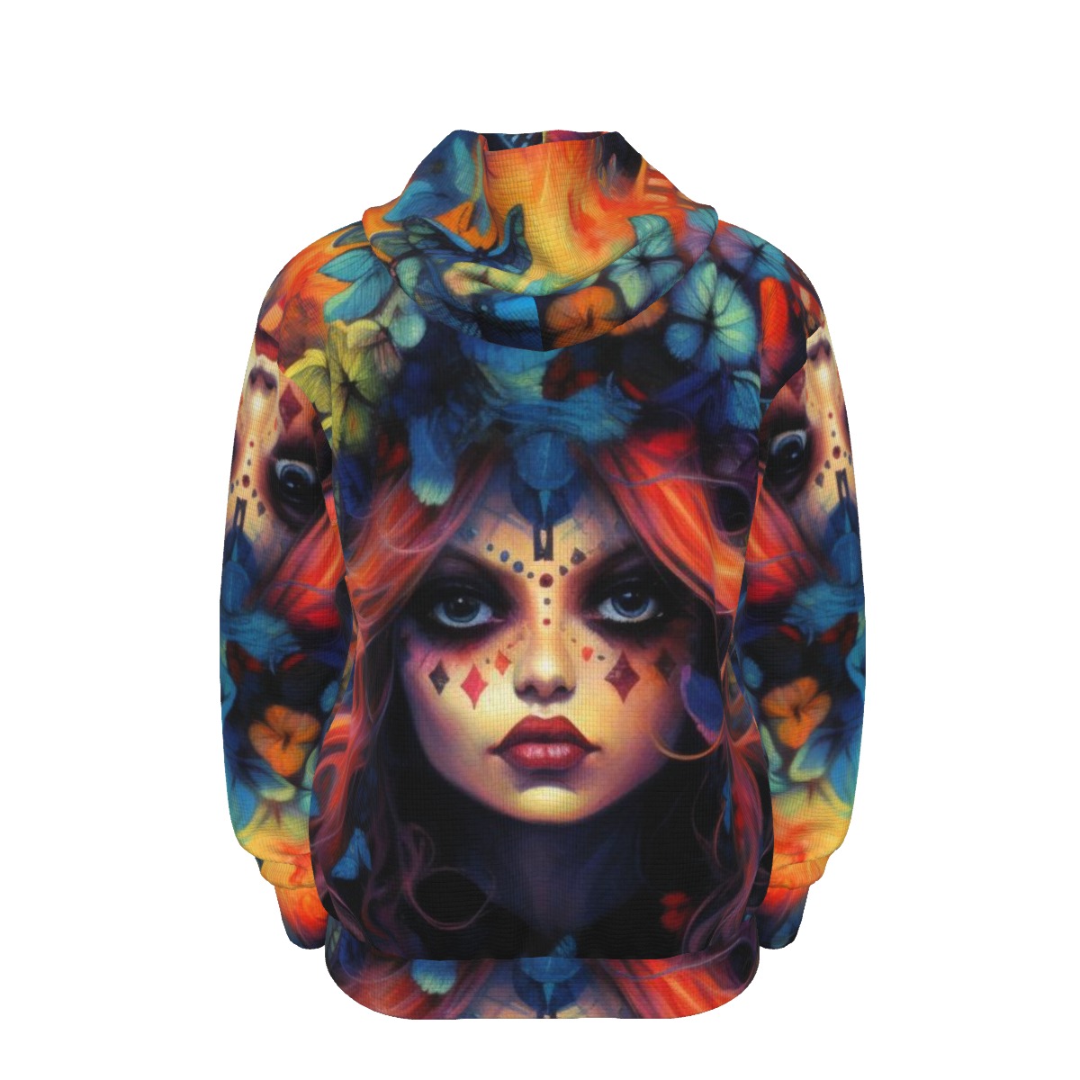 All-Over Print Unisex Zip Hooded Sweatshirt - Imagen 2