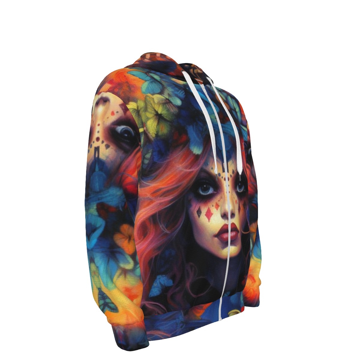 All-Over Print Unisex Zip Hooded Sweatshirt - Imagen 3